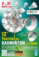 Affiche du tournoi de Thiais 2005
