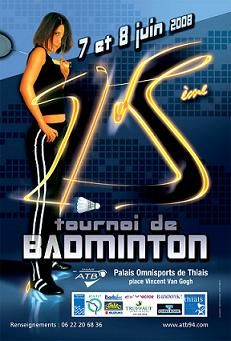 Affiche du tournoi de Thiais 2008