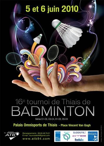 Affiche du tournoi de Thiais 2010