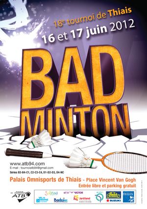 Affiche du tournoi de Thiais 2012