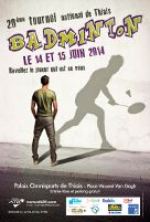 Affiche du tournoi de Thiais 2014