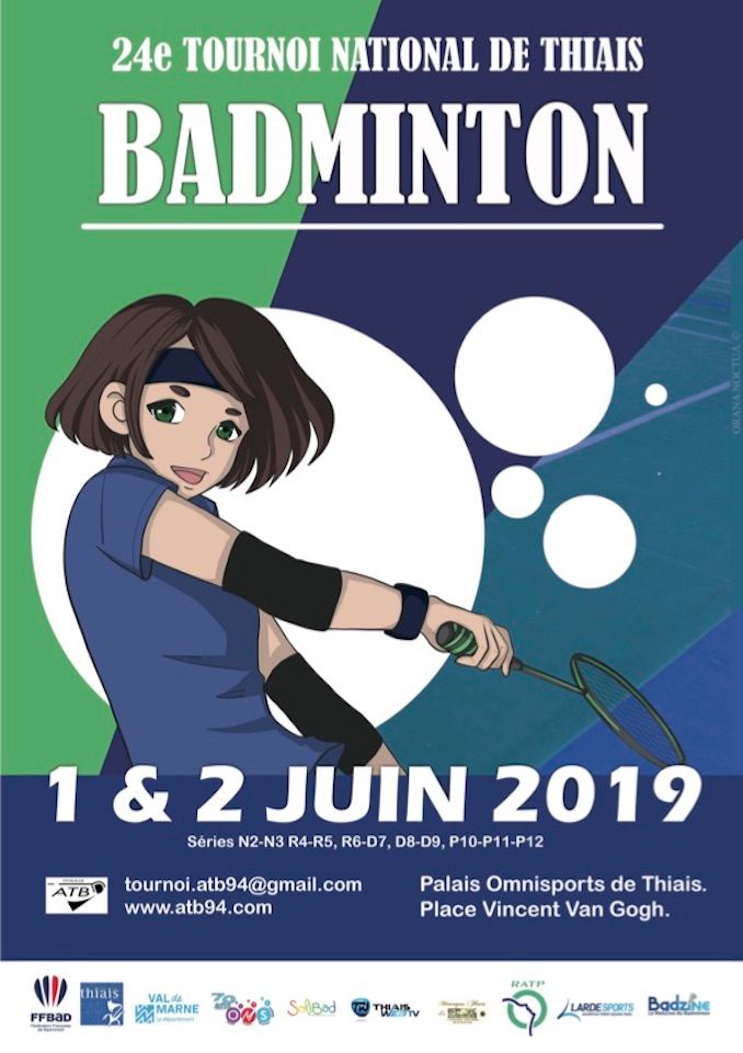 Affiche du tournoi de Thiais 2019