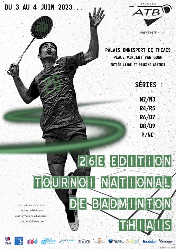 Affiche du tournoi de Thiais 2023