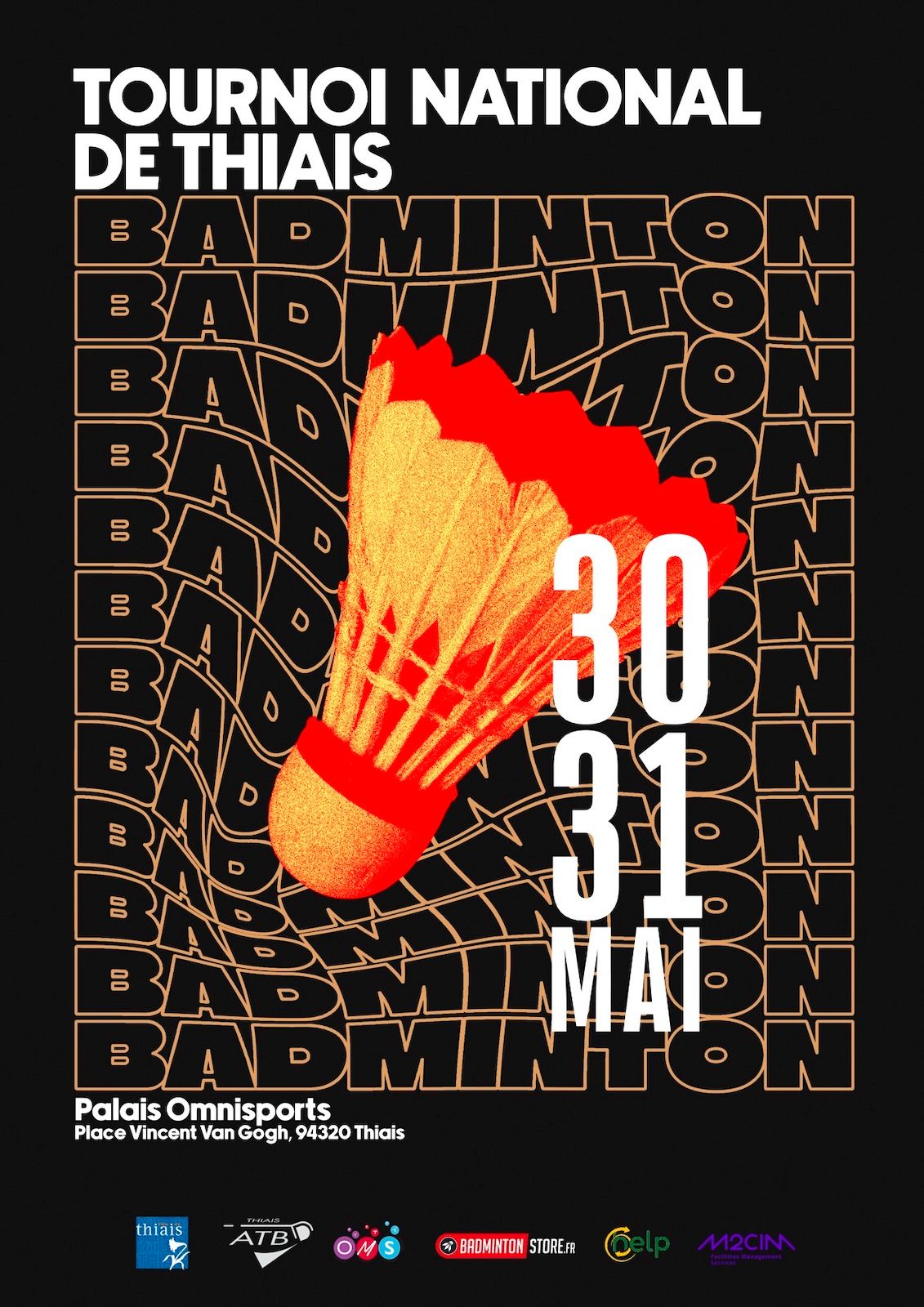 Affiche du tournoi de Thiais 2026